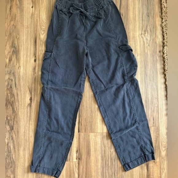 Lululemon Athletica Blue Track Pants High-Waisted Tapered - Picture 3 of 7